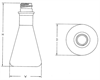 LAB FLASK from Plastic Bottle Corporation